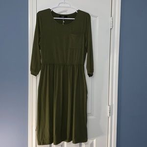 NWT Merokeety 3/4 Sleeve Dress with Pockets